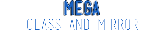 Mega Glass and Window Logo